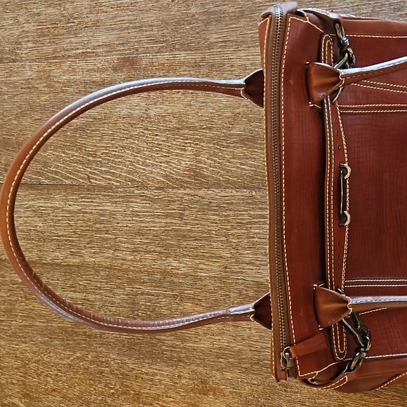 Bosca Leather Women's Satchel - Picture 9 of 16